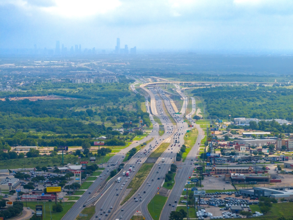 A proposed SH 45 extension that involved Hays and Travis counties was derailed by a Travis County judge. (Xorin Aeronautics/Community Impact).