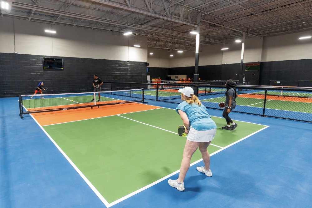 Located in the Stone Oak neighborhood, Dill Dinkers is a 15,500-square-foot facility featuring five indoor courts. (Courtesy Dill Dinkers-Blanco)