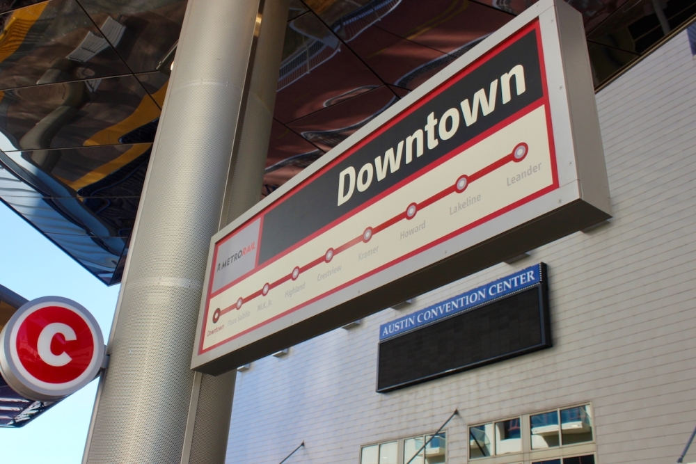 CapMetro's downtown rail station will be out of service due to construction Jan. 2-5. (Ben Thompson/Community Impact)