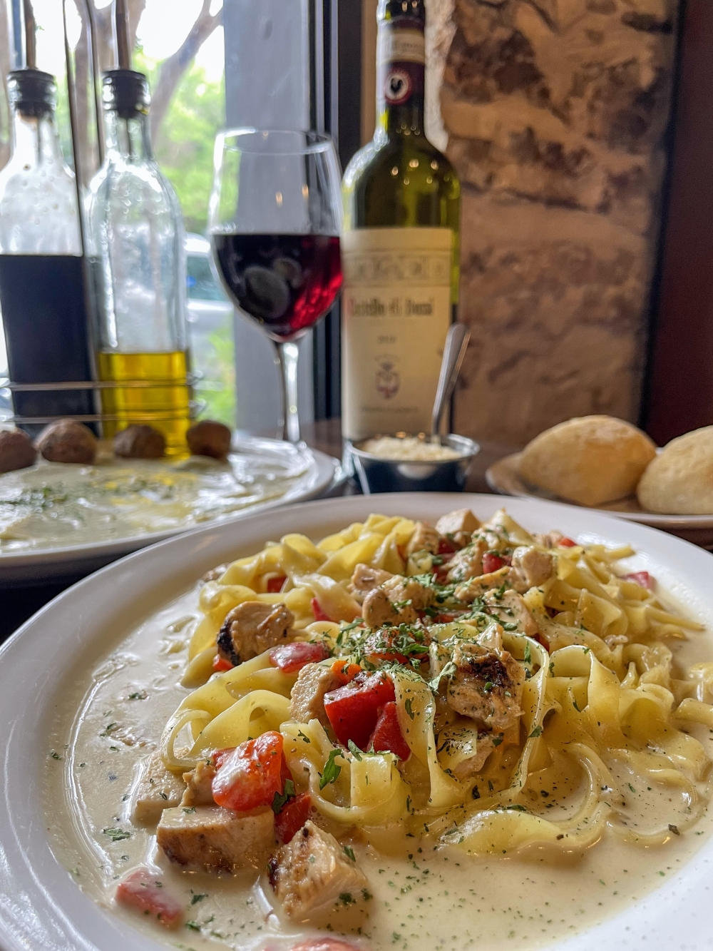 The restaurant's menu offers 28 pasta sauces and six pasta shapes which customers can combine to create their own entrees. (Courtesy Palermo Pasta House)