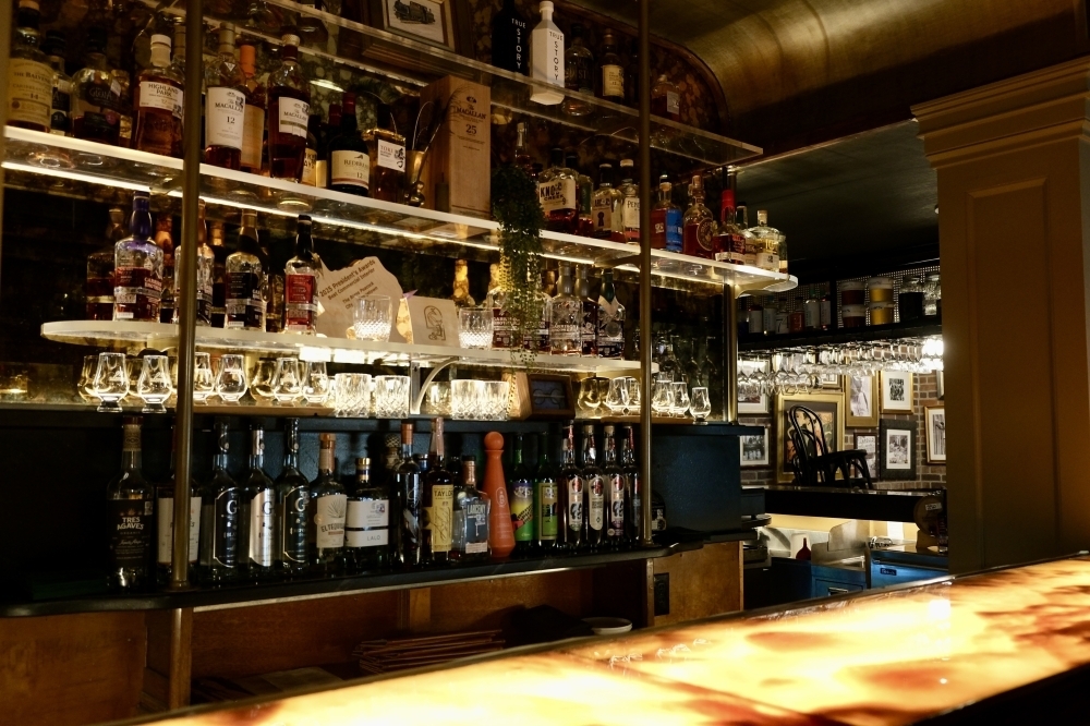 Decor inside the speakeasy was curated to avoid any anachronisms, Cummins said. Each piece of decor was selected because it was made in 1933 or before. (Katlynn Fox/Community Impact)