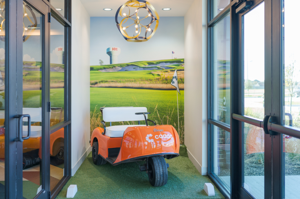 Frisco Westridge location's golf cart