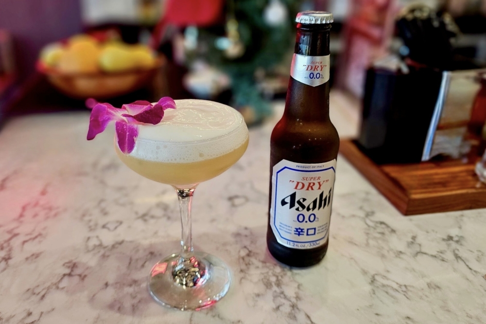 Along with the non-alcoholic beer, Kazzan is offering a Yuzu Green Tea Mocktail for $6. (Courtesy Kazzan Ramen & Bar)