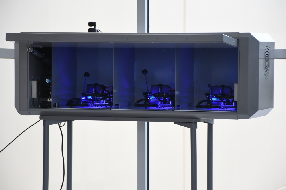 Box of drones from Campus Guardian Angel.