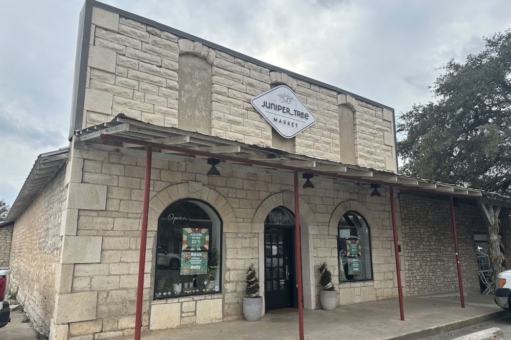 Juniper Tree Market will remain open 10 a.m.-4 p.m. Fridays and Saturdays, and 10 a.m. - 2 p.m. on Sundays. The entire store will be 25% off. (Elle Bent/Community Impact)