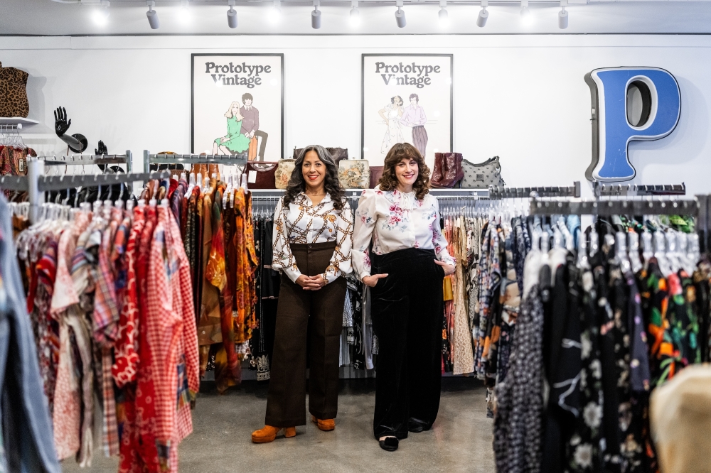 Best friends Audrie San Miguel and Emily Larson started the business with its first location in 2005 on South Congress Avenue. (Courtesy Prototype Vintage/Photo by Daniel Cavazos)
