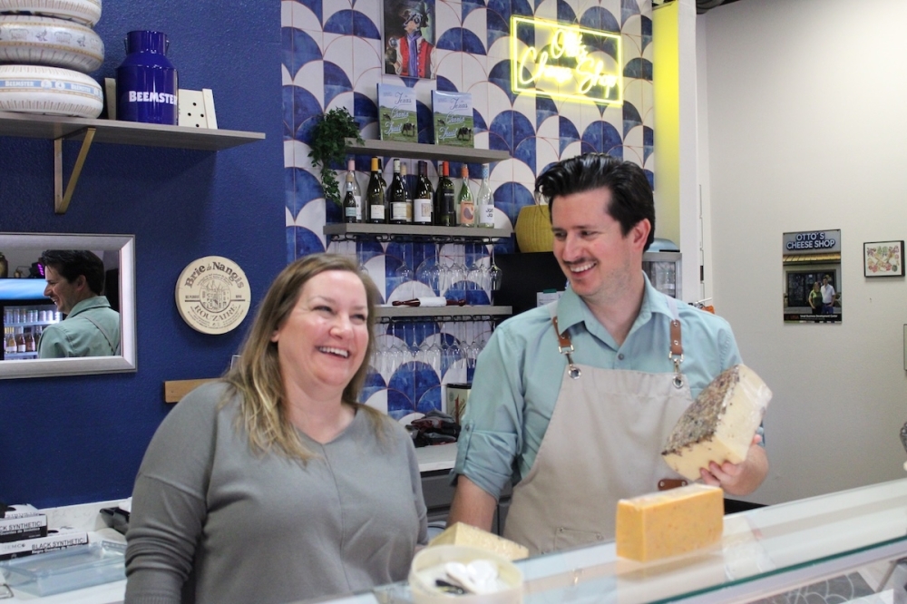 Since 2021, Bob and Rachel Pineda have been the sole proprietors of Otto's Cheese Shop in New Braunfels. (Andrew Creelman/Community Impact)