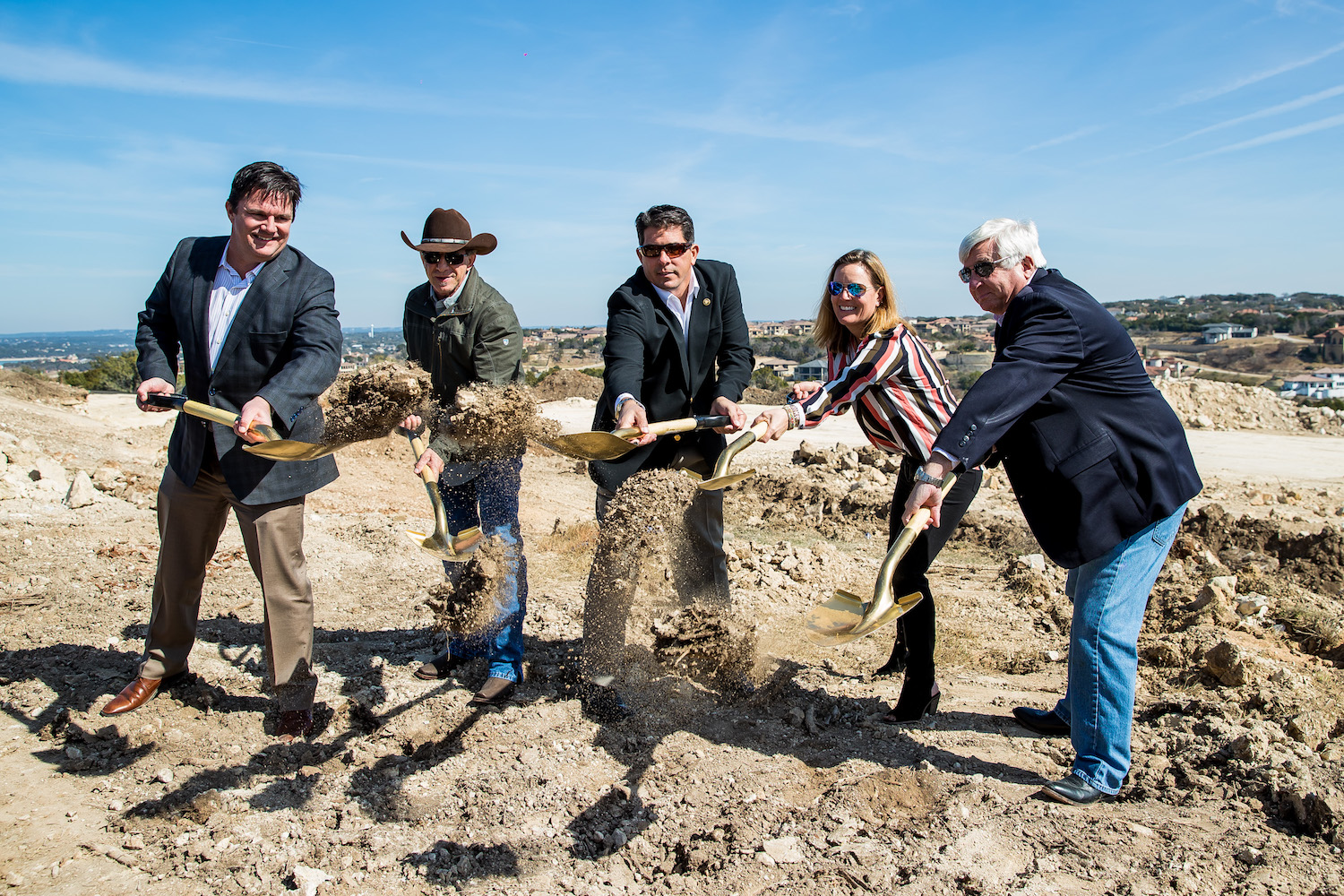 Last major construction breaks ground at Rough Hollow on Lake Travis