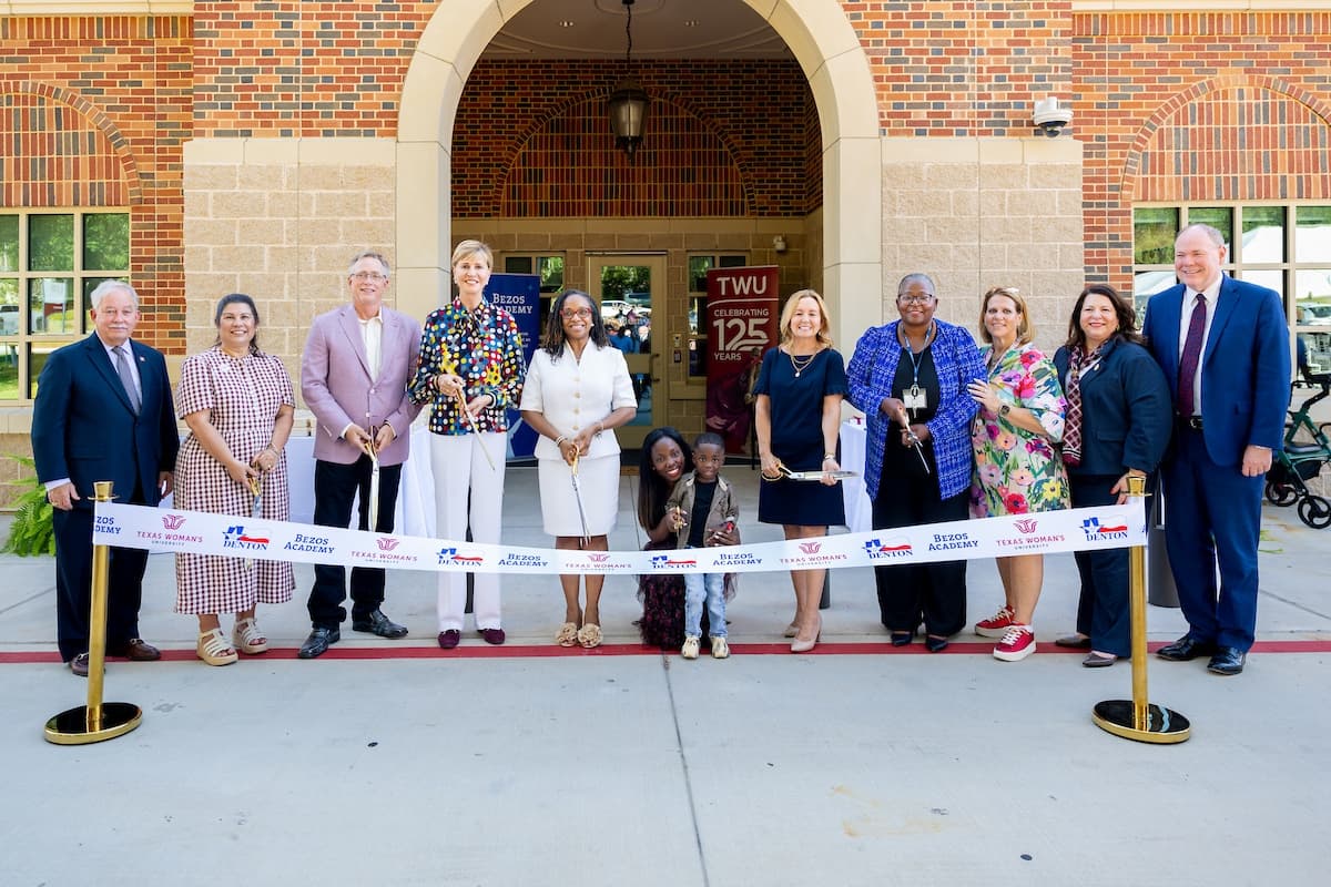 GALLERY: Bezos Academy Denton celebrates opening with ribbon cutting on TWU campus