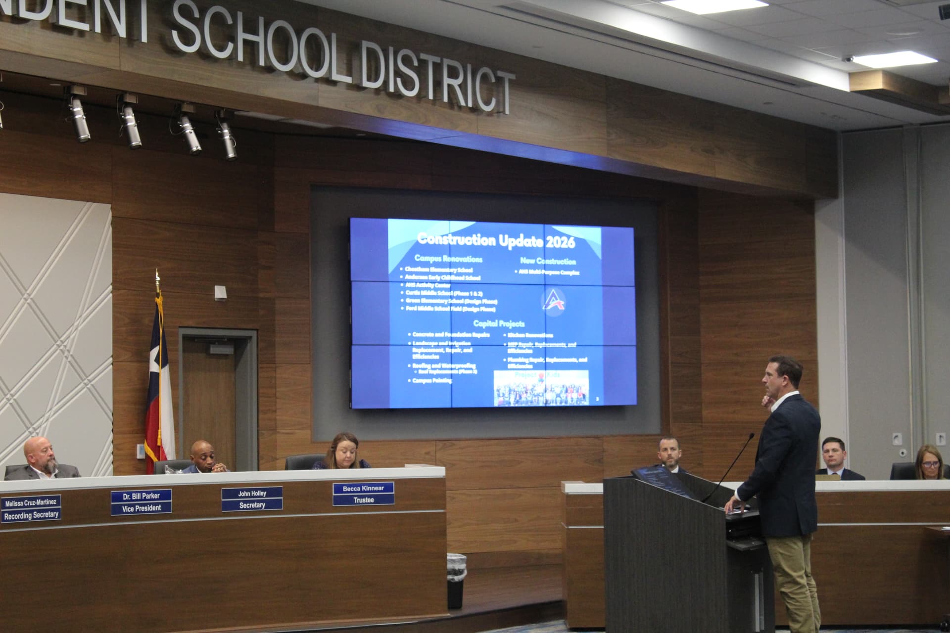 Officials update Allen ISD board on current, future campus projects