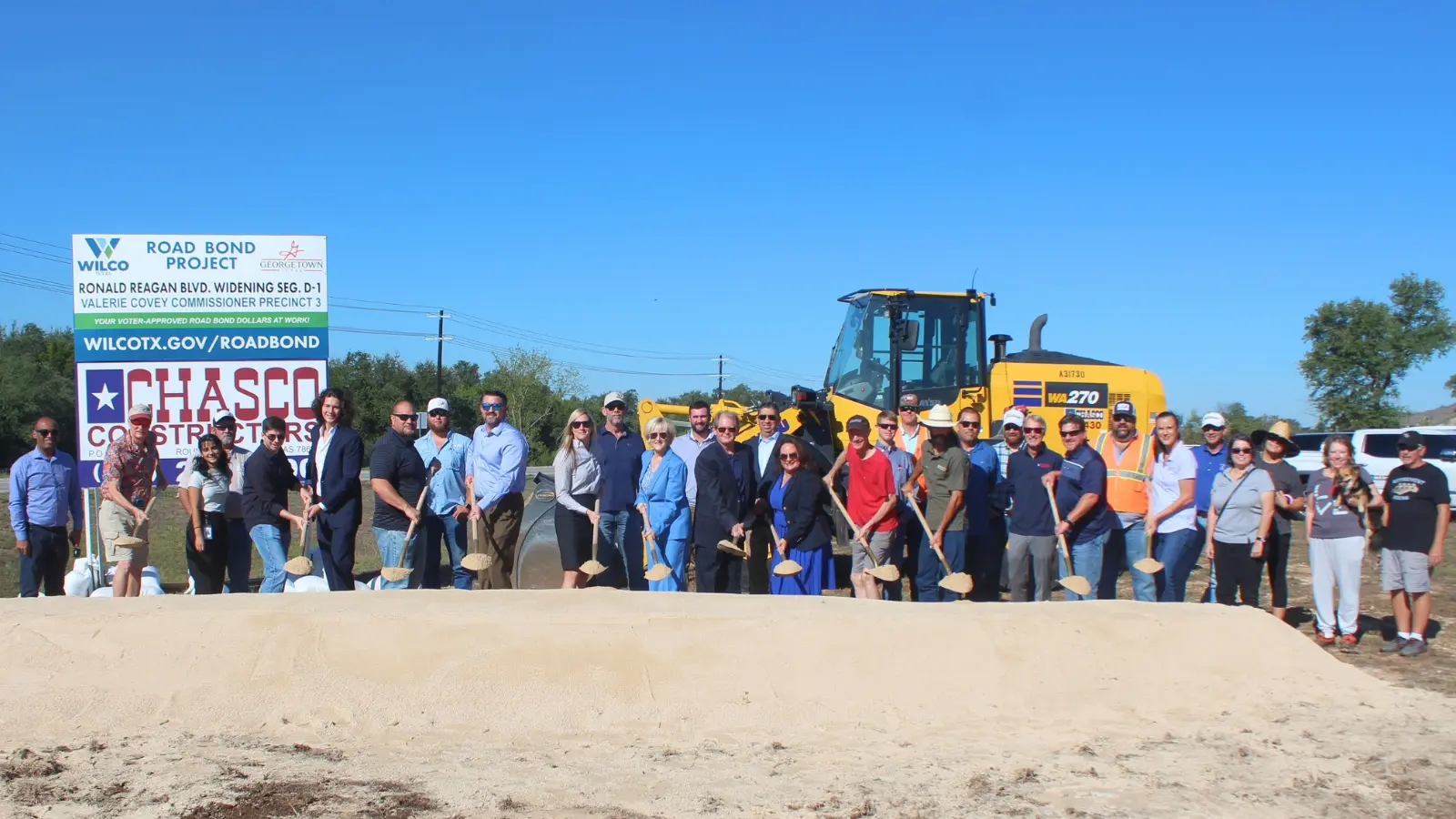 Williamson County breaks ground on new phase of Ronald Reagan Boulevard